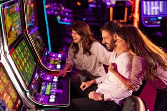 ph828 game lobby showing slots and live casino categories on a mobile device
